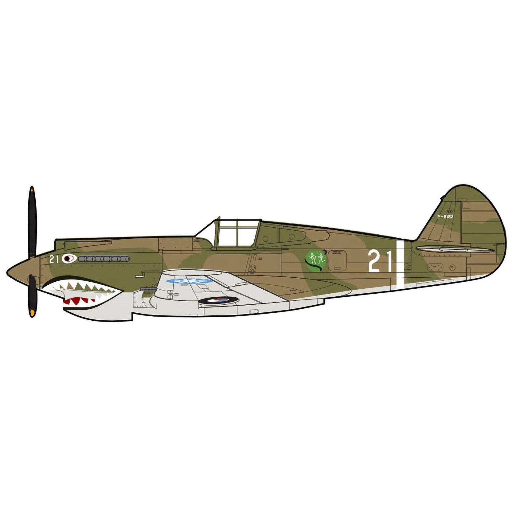 HOBBY MASTER 1/48 Hawk 81A-2 'AVG' No.21 1st Pursuit Sqn. 1942
