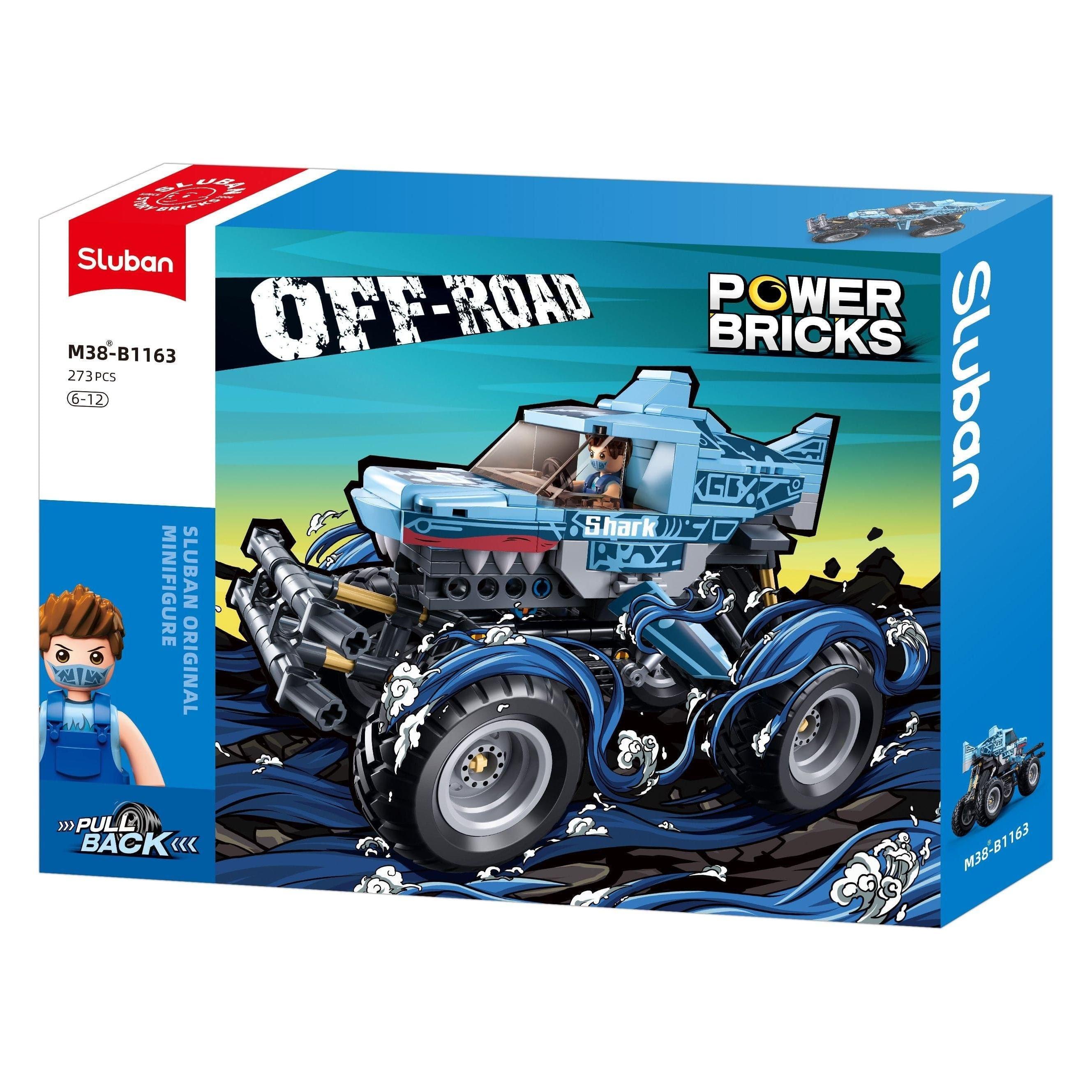 SLUBAN Power Bricks Off Road Vehicle Shark 273pcs