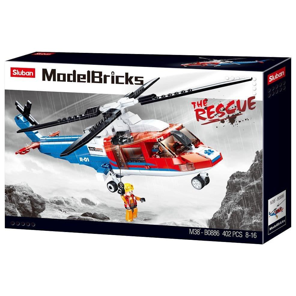 SLUBAN MB Helicopter Rescue 402pcs