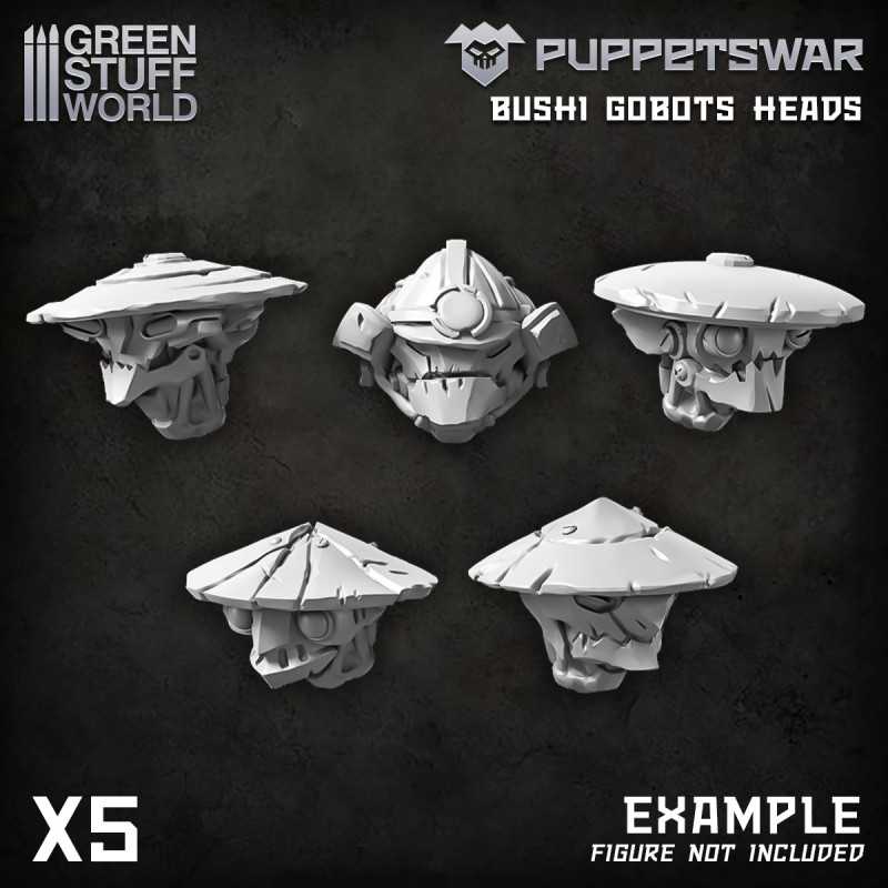 GREEN STUFF WORLD PuppetsWar - Bushi Gobots Heads