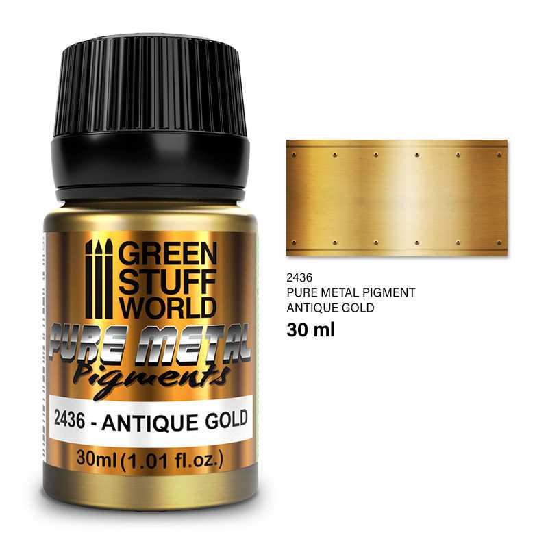 GREEN STUFF WORLD Pure Metal Pigments ANTIQUE GOLD