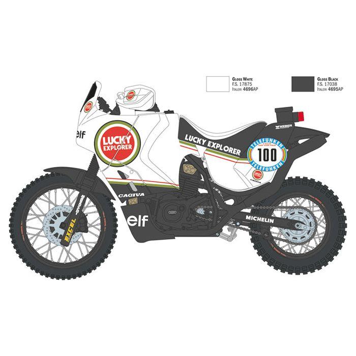 ITALERI 1/9 Cagiva Elefant 850 Paris-Dakar 1987 Super Decal