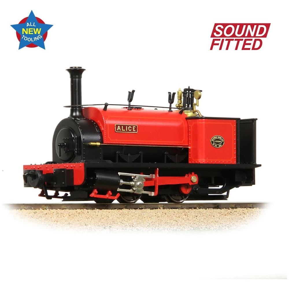 BACHMANN NARROW GAUGE NG7 Quarry Hunslet 0-4-0ST 'Alice' Dinorwic Quarry Red