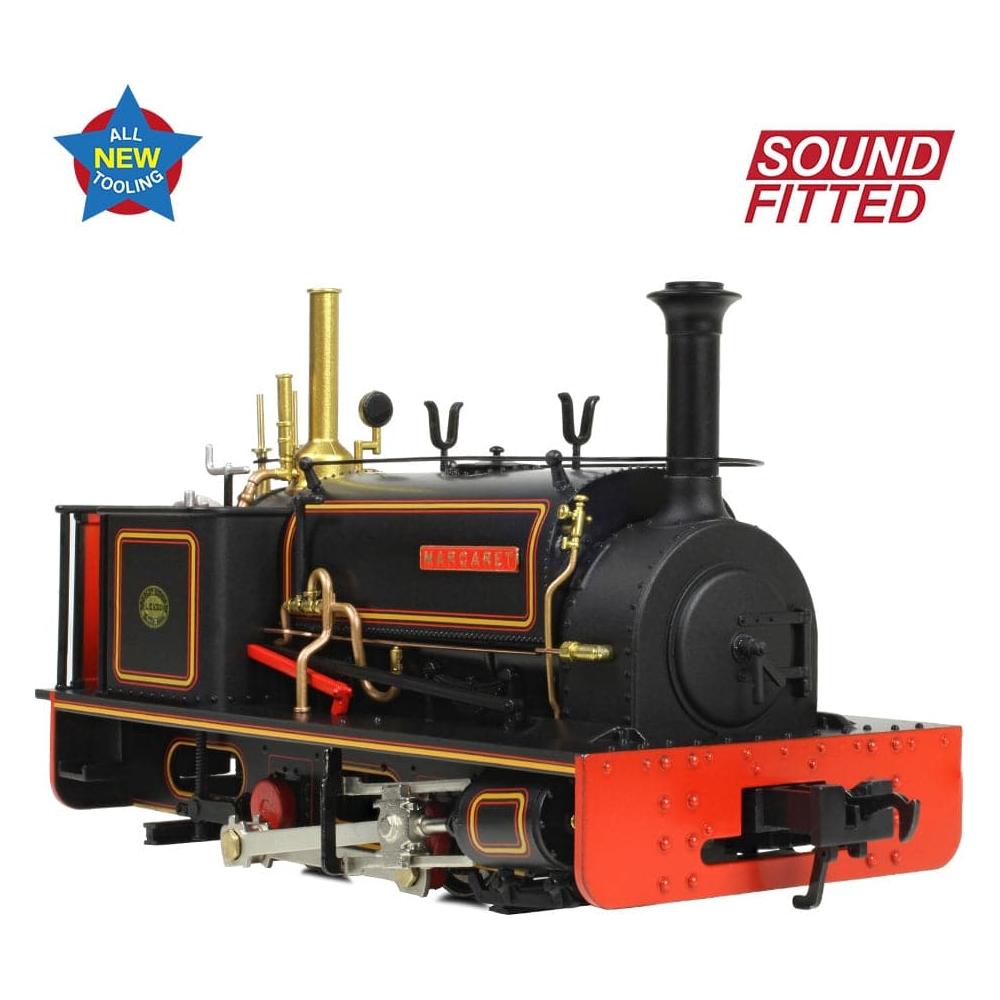 BACHMANN NARROW GAUGE NG7 Quarry Hunslet 0-4-0ST 'Margaret' Penrhyn Quarry Lined Black (Early)