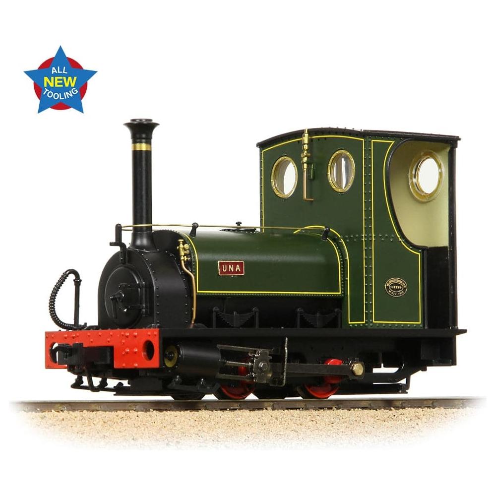 BACHMANN NARROW GAUGE NG7 Quarry Hunslet 0-4-0ST 'Una' Lined Green
