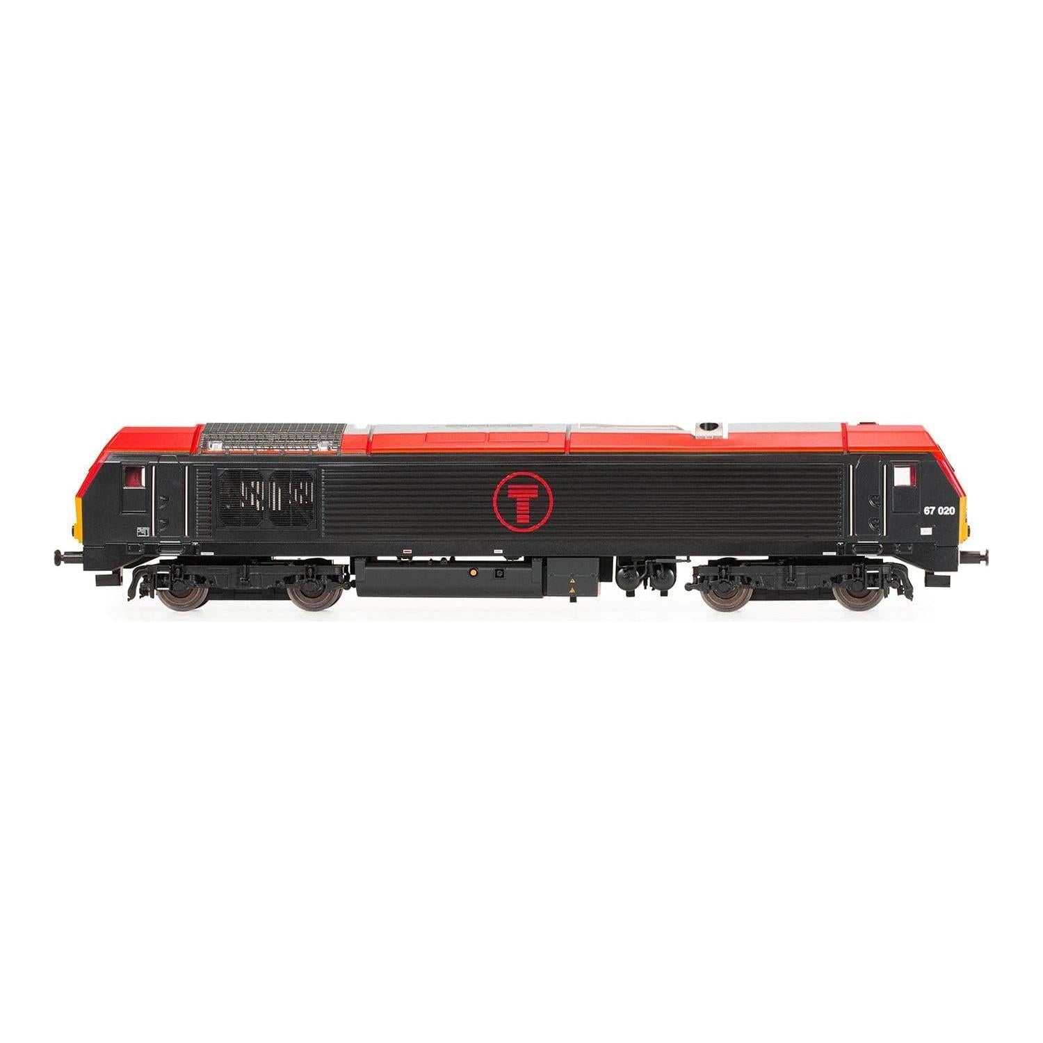 HORNBY OO TRANSPORT FOR WALES, CLASS 67, BO-BO, 67025 - ERA 11