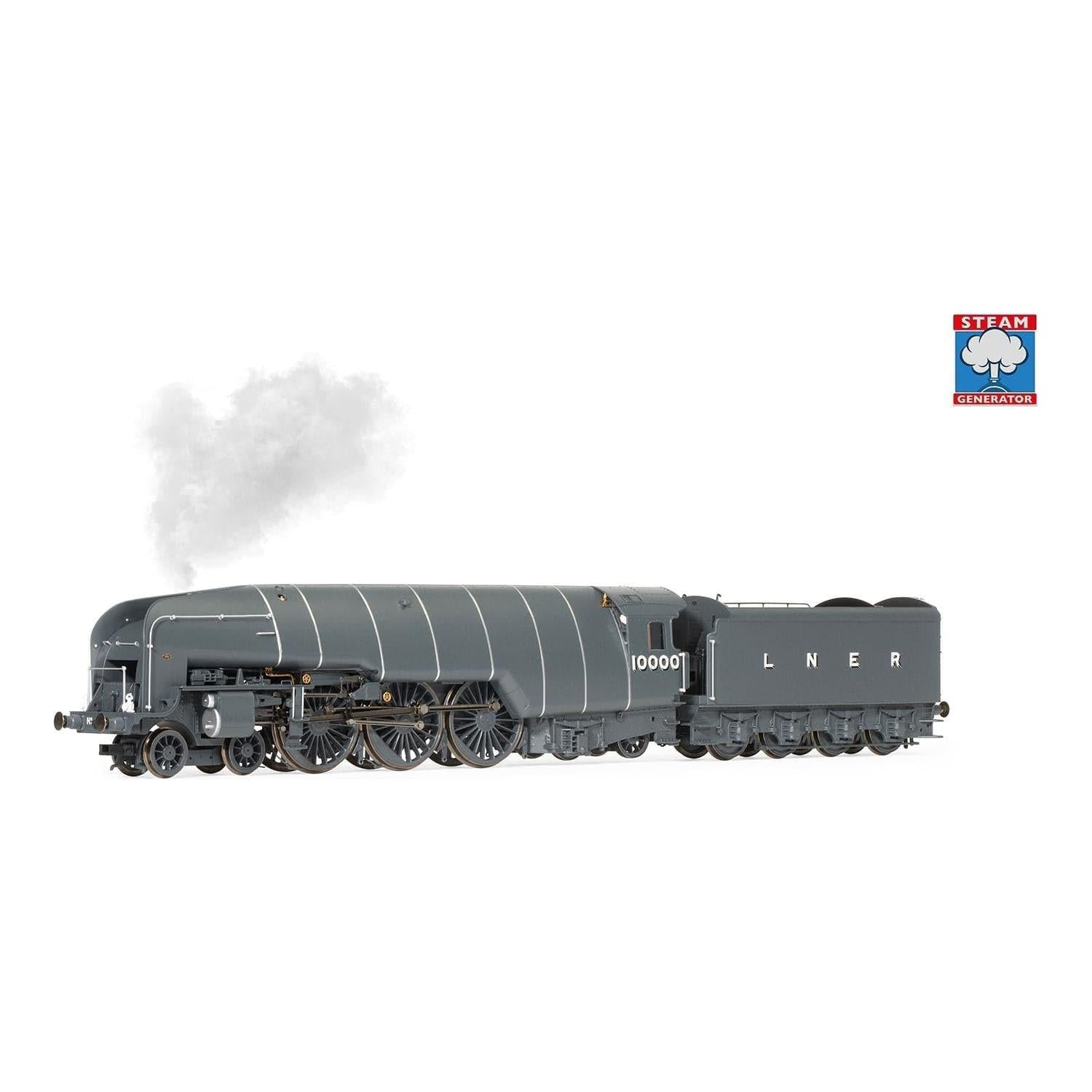 HORNBY OO LNER, W1 Class, 4-6-4, 10000 'Hush Hush' With Steam Generator - Era 3