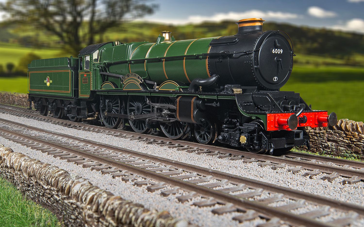 HORNBY OO BR, CLASS 6000, 4-6-0, 6009 'KING CHARLES II' - ERA TBC