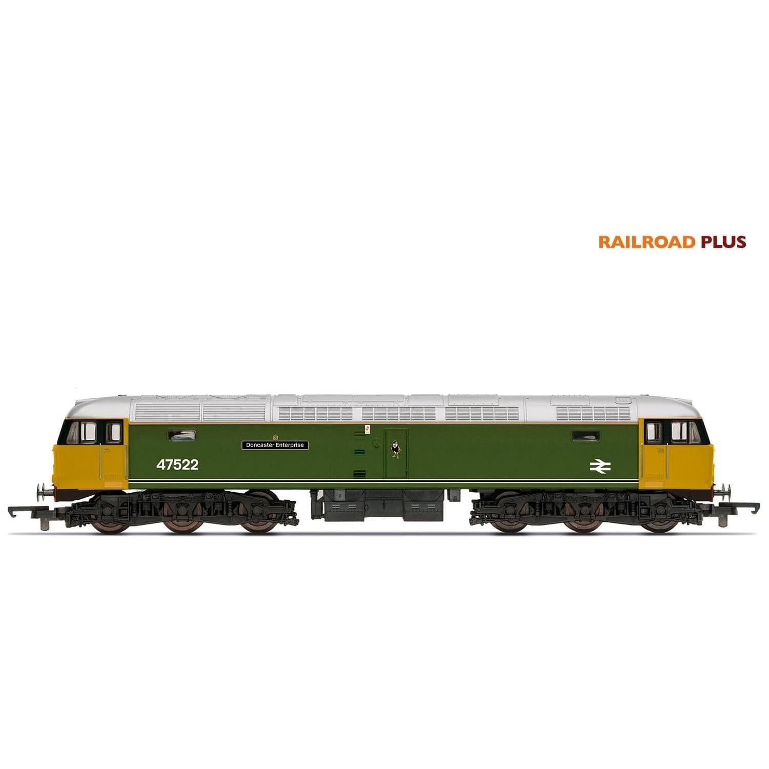 HORNBY OO RAILROAD PLUS BR, CLASS 47, 47522 'DONCASTER ENTERPRISE' - ERA 8