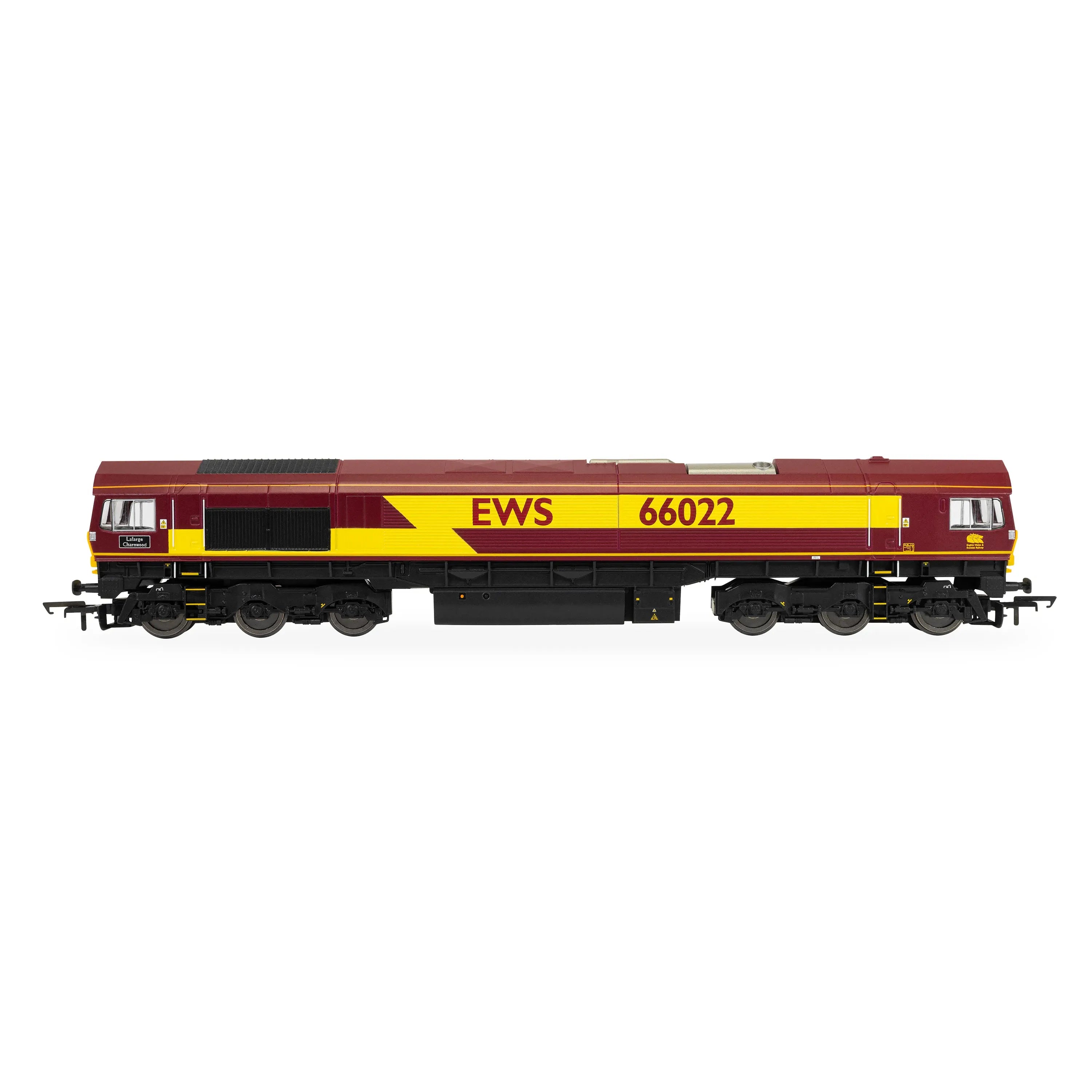 HORNBY OO RailRoad: EWS - Class 66 - 'Lafarge Charnwood' 66022