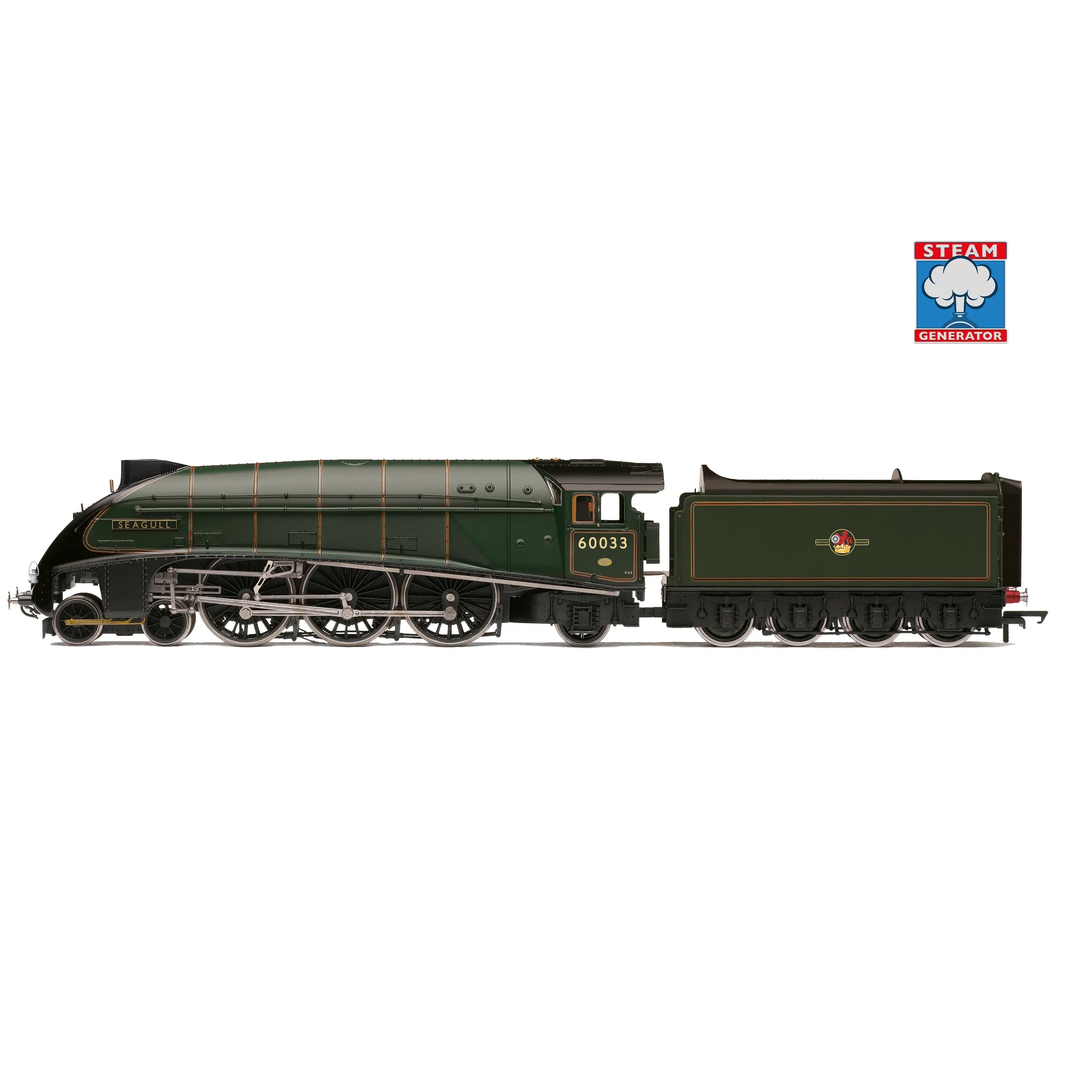 HORNBY OO BR - Class A4 - 'Seagull' - 60033 (With Steam Generator)