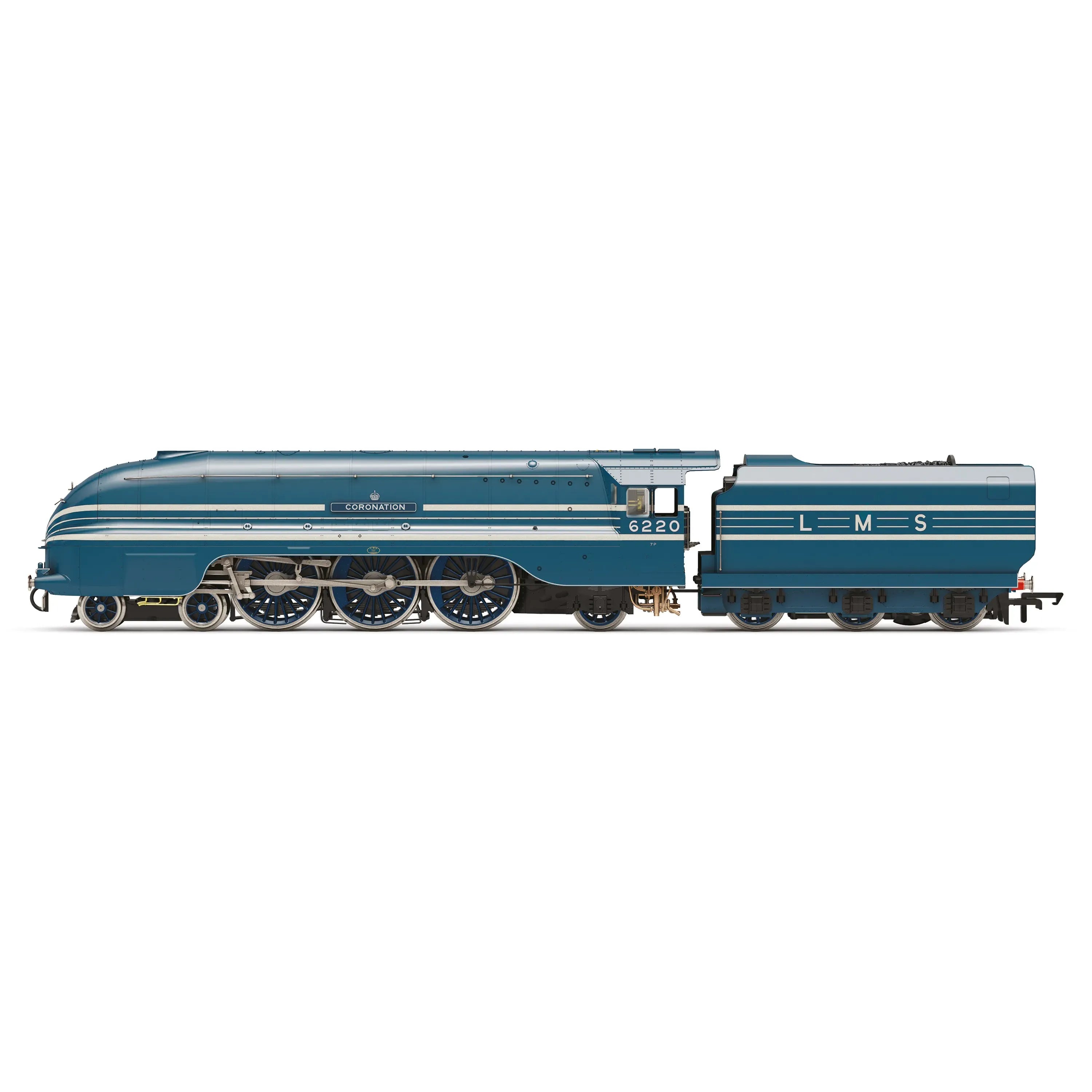 HORNBY OO LMS - Streamlined 6220 'Coronation' with figure - Limited Edition (150th Anniversary Collection)