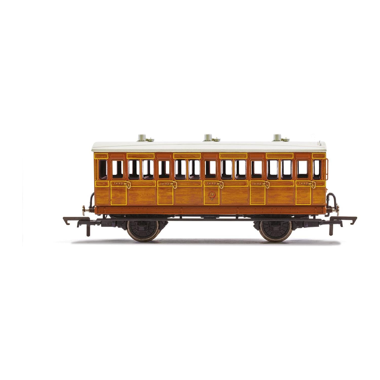 HORNBY IOW CR, 4 WHEEL COACH (5 DOOR), 3RD CLASS - ERA 2