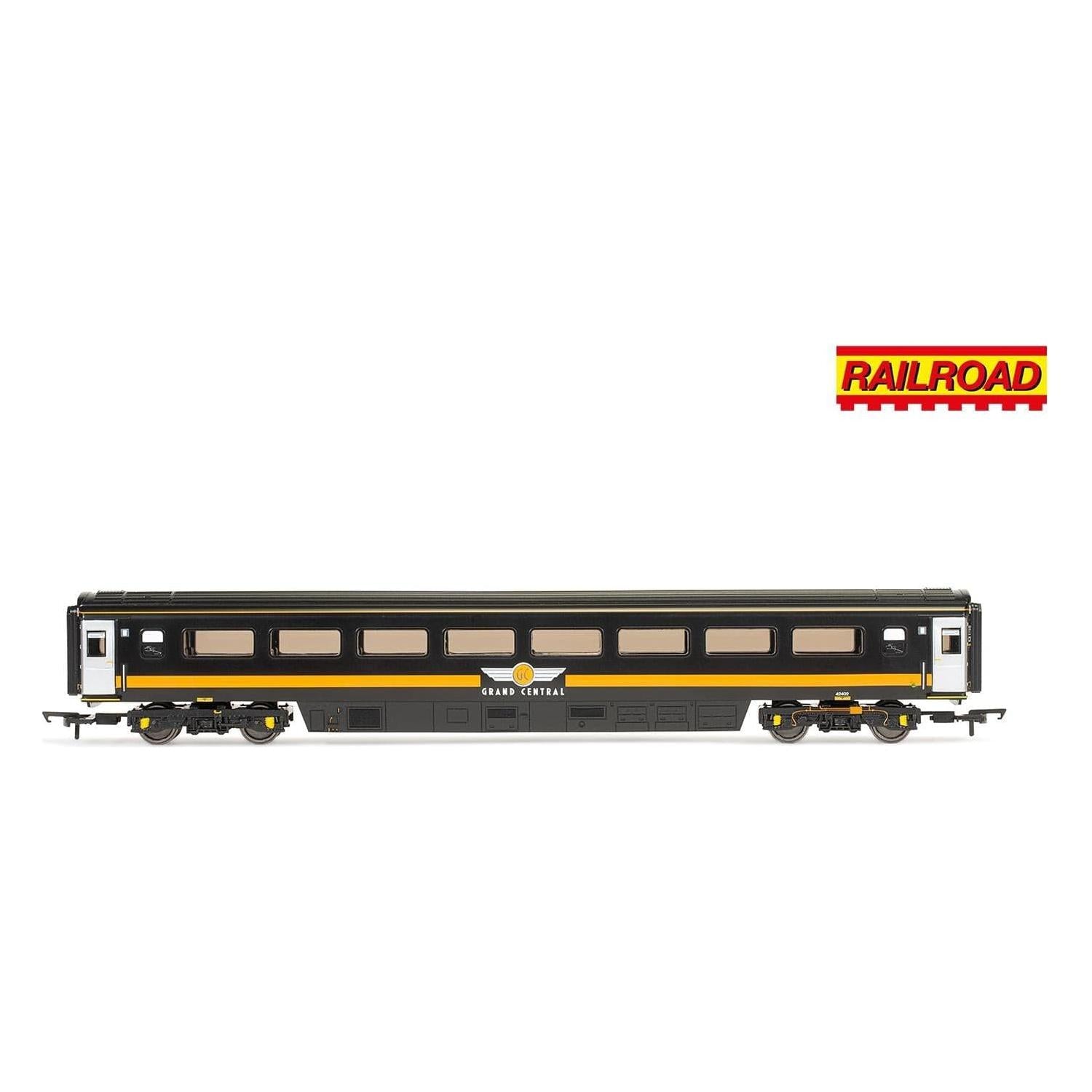 HORNBY OO RailRoad Grand Central Rail, Mk3 Trailer Standard Open, 42402 - Era 10