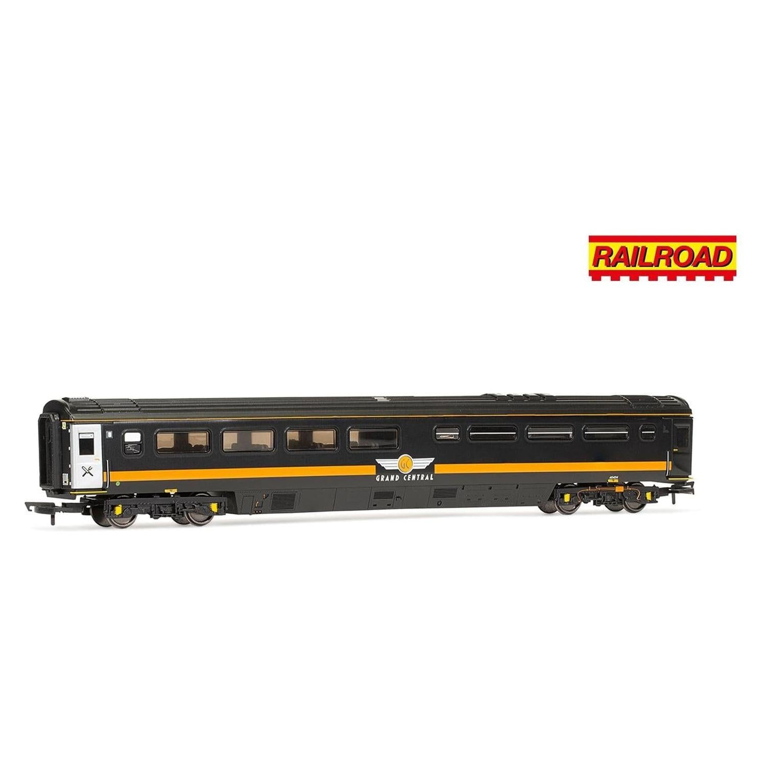 HORNBY OO RailRoad Grand Central Rail, Mk3 Buffet Coach, 40424 - Era 10