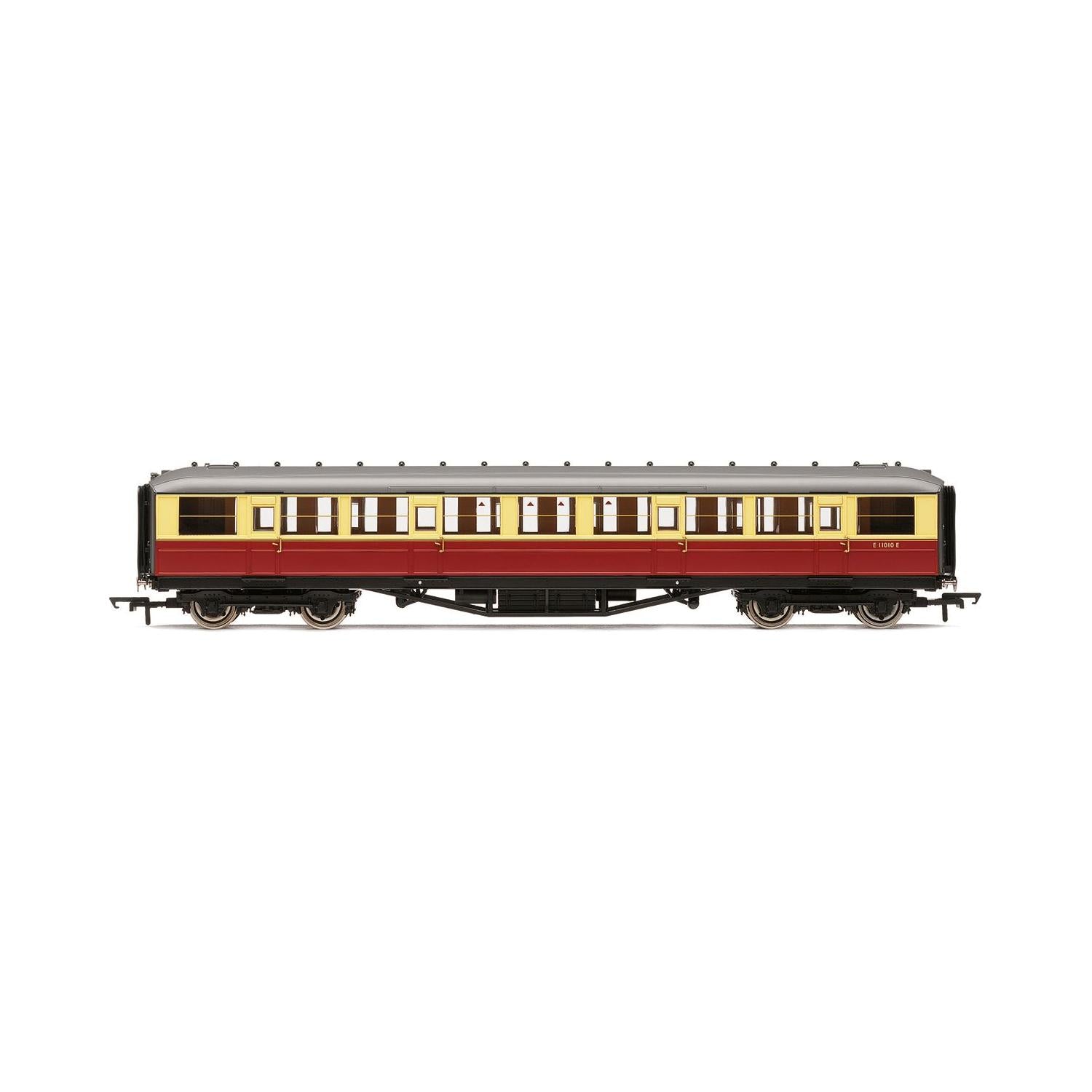 HORNBY OO BR Gresleu Corridor Crimson And Cream 3RD Class E11010E
