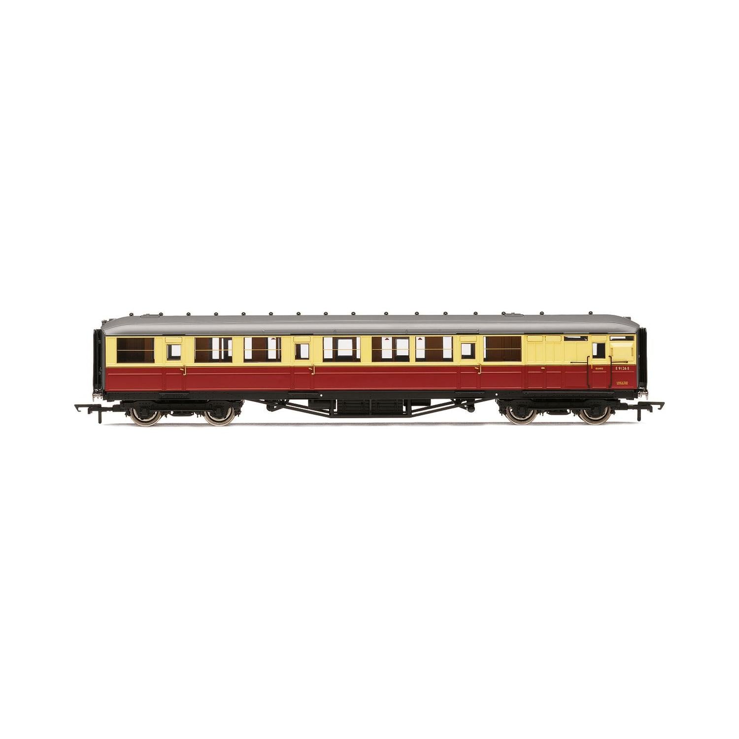HORNBY OO BR Gresleu Corridor Crimson And Cream Composit Brake E9126E