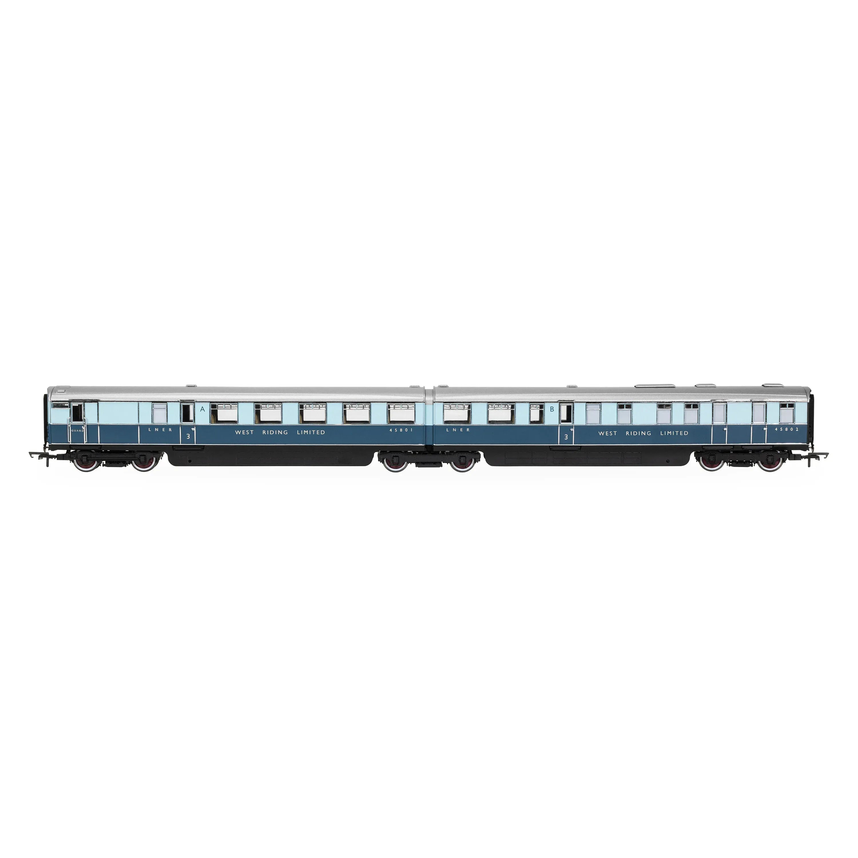 HORNBY OO LNER - 'West Riding Limited' - Brake Third & Kitchen Third - Coach pack