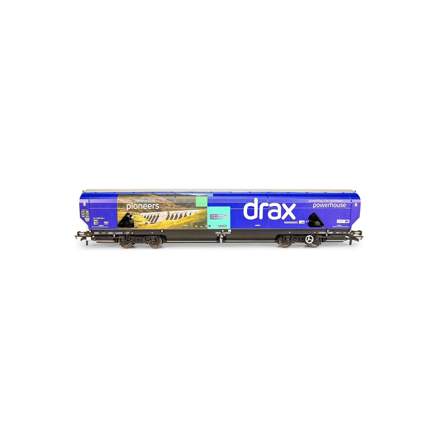 HORNBY OO Drax Biomass Wagon Pack, 83700698071-3 & 83700698009-3