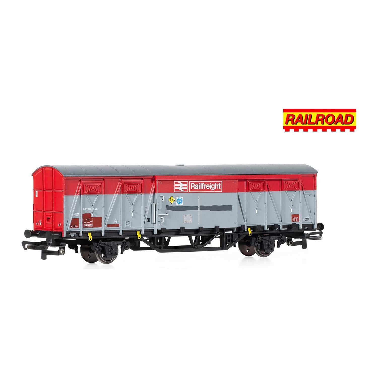 HORNBY OO RAILROAD BR RAILFREIGHT, VIX FERRY VAN, DB787299 - ERA 6
