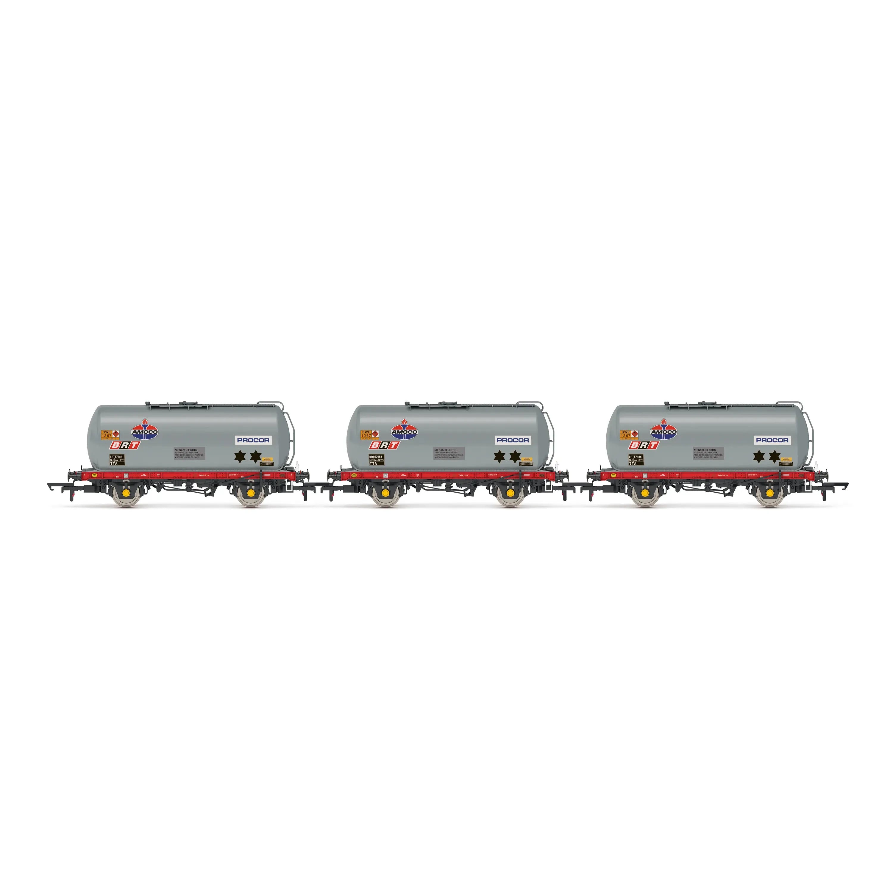 HORNBY OO Amoco - TTA Class A - Tank Wagon Triple Pack