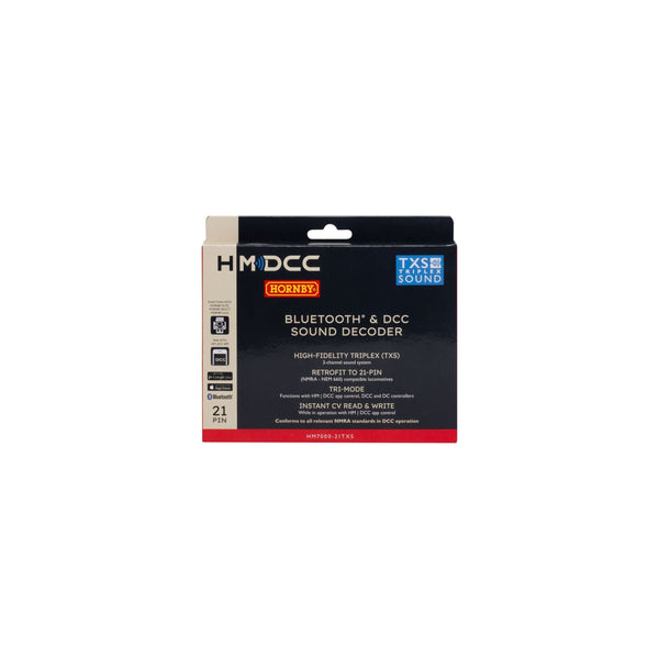 HORNBY HM7000-21TXS: Bluetooth & DCC Sound Decoder (21-Pin)