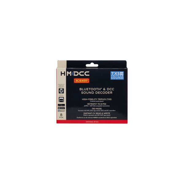 HORNBY HM7000-8TXS: Bluetooth & DCC Sound Decoder (8-Pin)