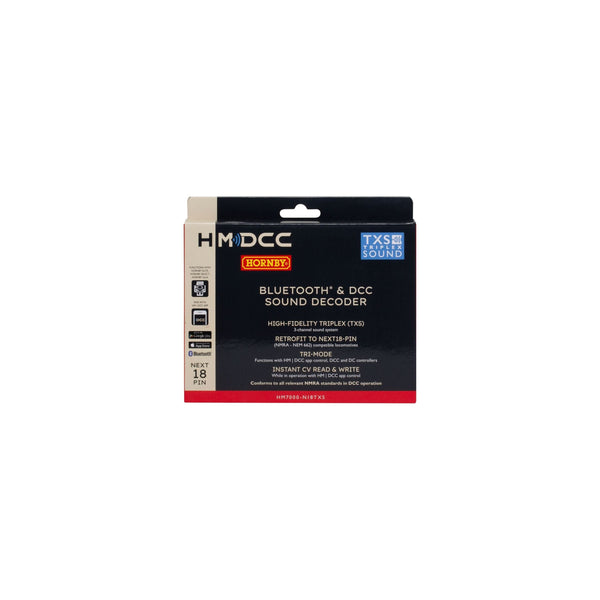 HORNBY HM7000-N18TXS: Bluetooth® & DCC Sound Decoder (Next18-Pin)