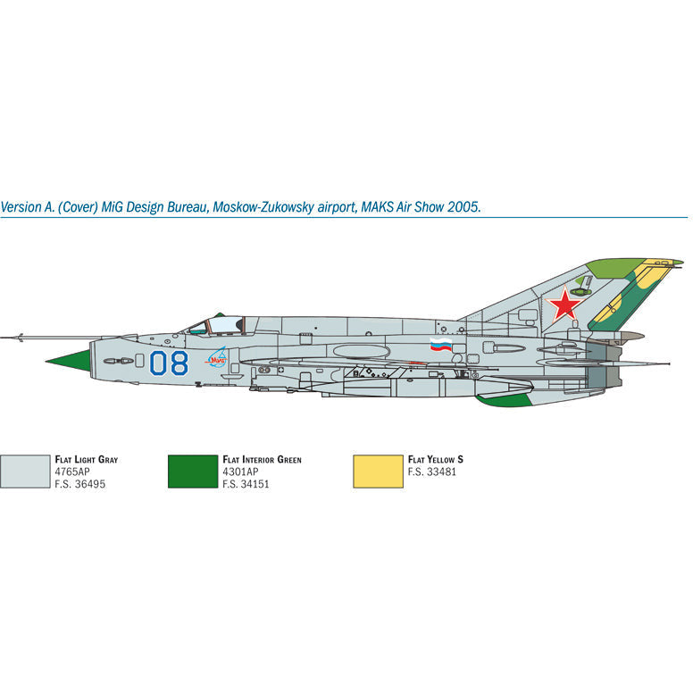 ITALERI 1/72 MiG-21 Bis "Fishbed"