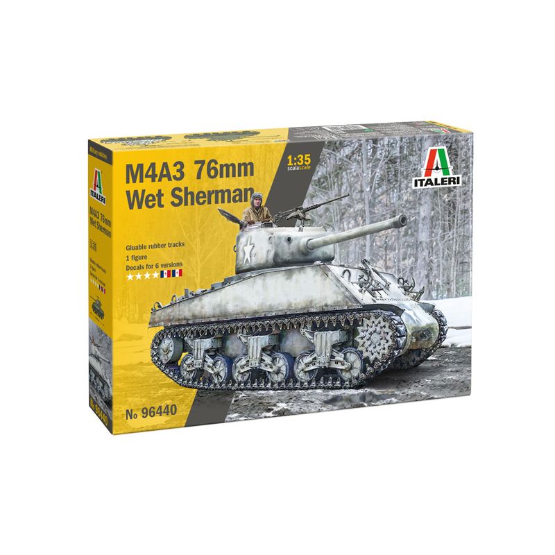 ITALERI Sherman M4A3 Wet-Back Again