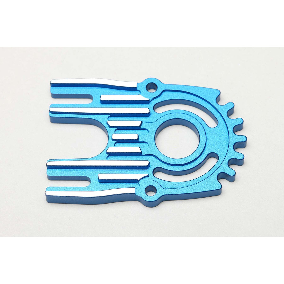 YOKOMO Alum.Heat Sink Motor Mount (Blue)