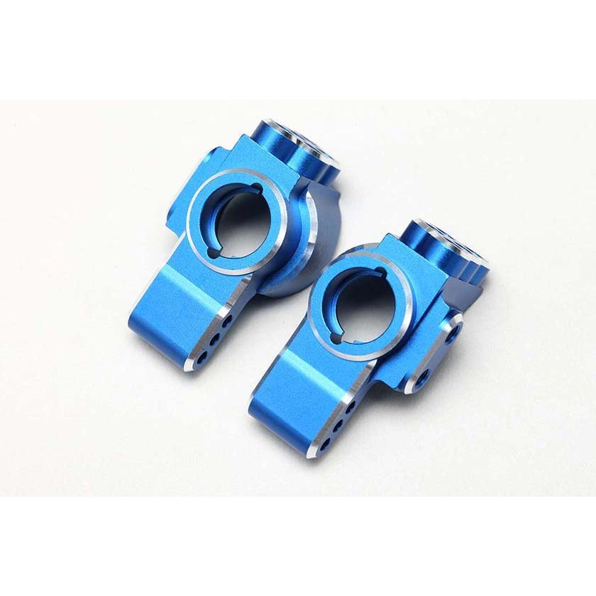 YOKOMO Chamfered Rear Hub Carrier Blue
