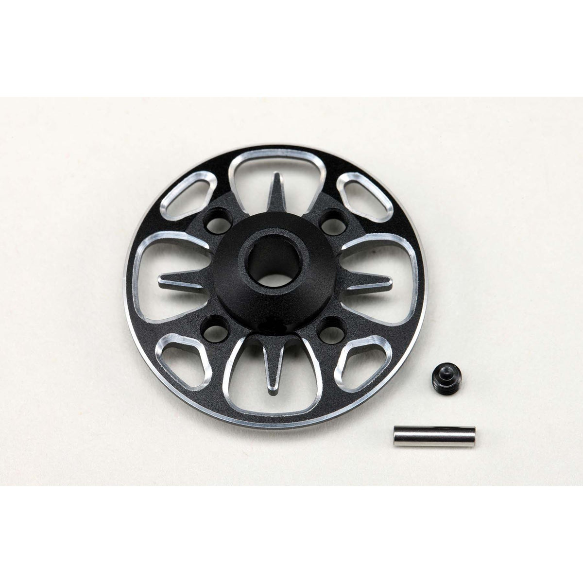 YOKOMO Alum. L.W. Spur Gear Hub (Black)