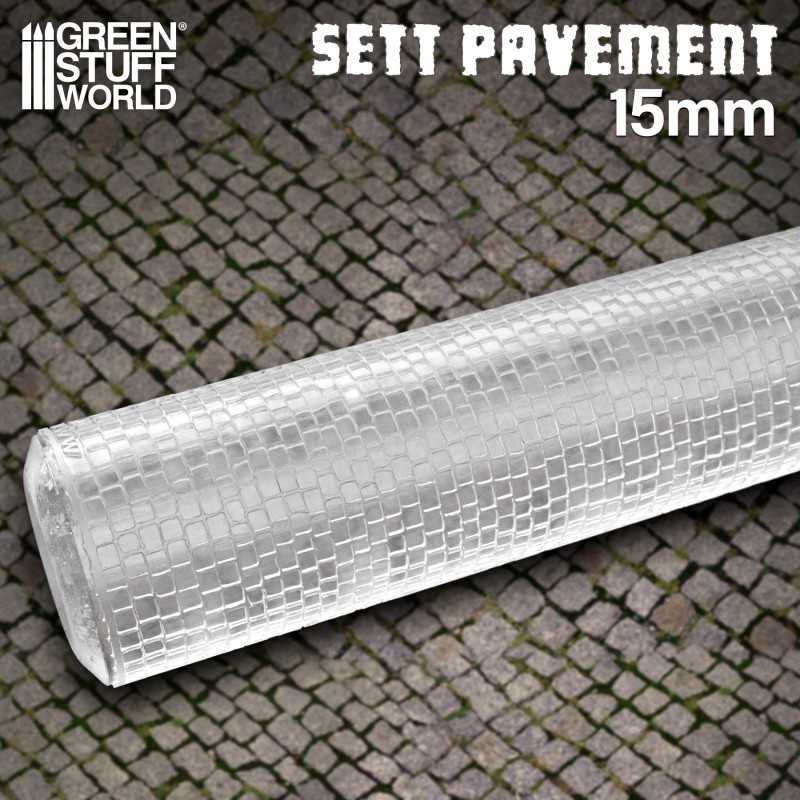 GREEN STUFF WORLD Rolling Pin Sett Pavement 15mm