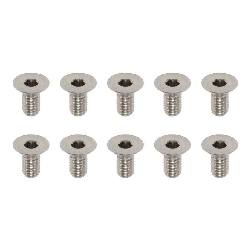 YOKOMO High precision cutting titanium flat head socket screw M3×6mm (10pcs)