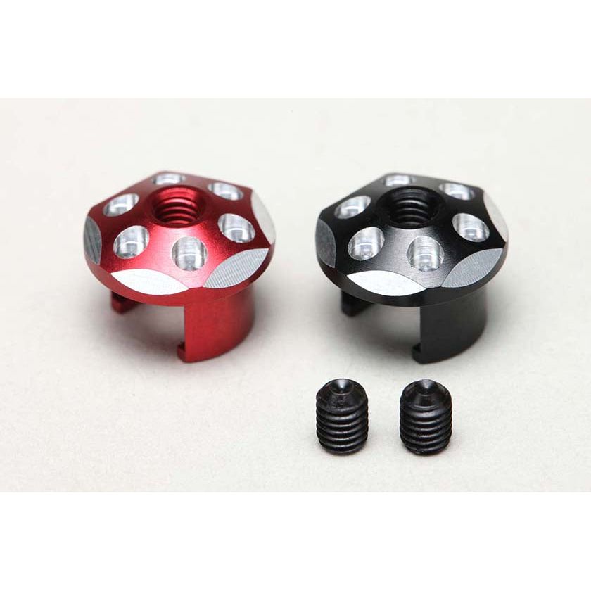 YOKOMO Aluminum Plug Cap (Red/Black) for Battery Plug