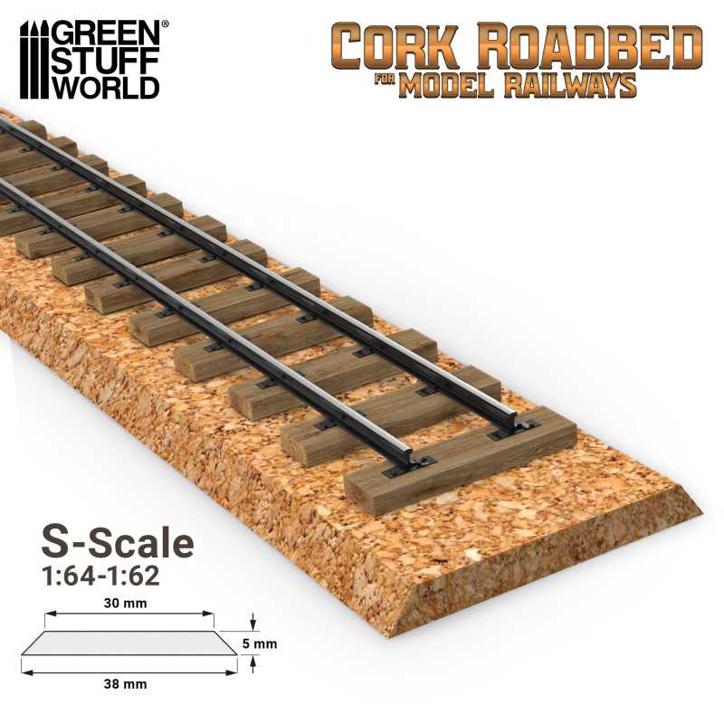 GREEN STUFF WORLD S Cork Roadbed