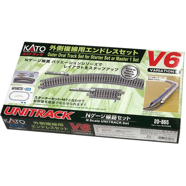 KATO N Unitrack Outer Oval Track Set for Starter Set or Master 1 Set V6