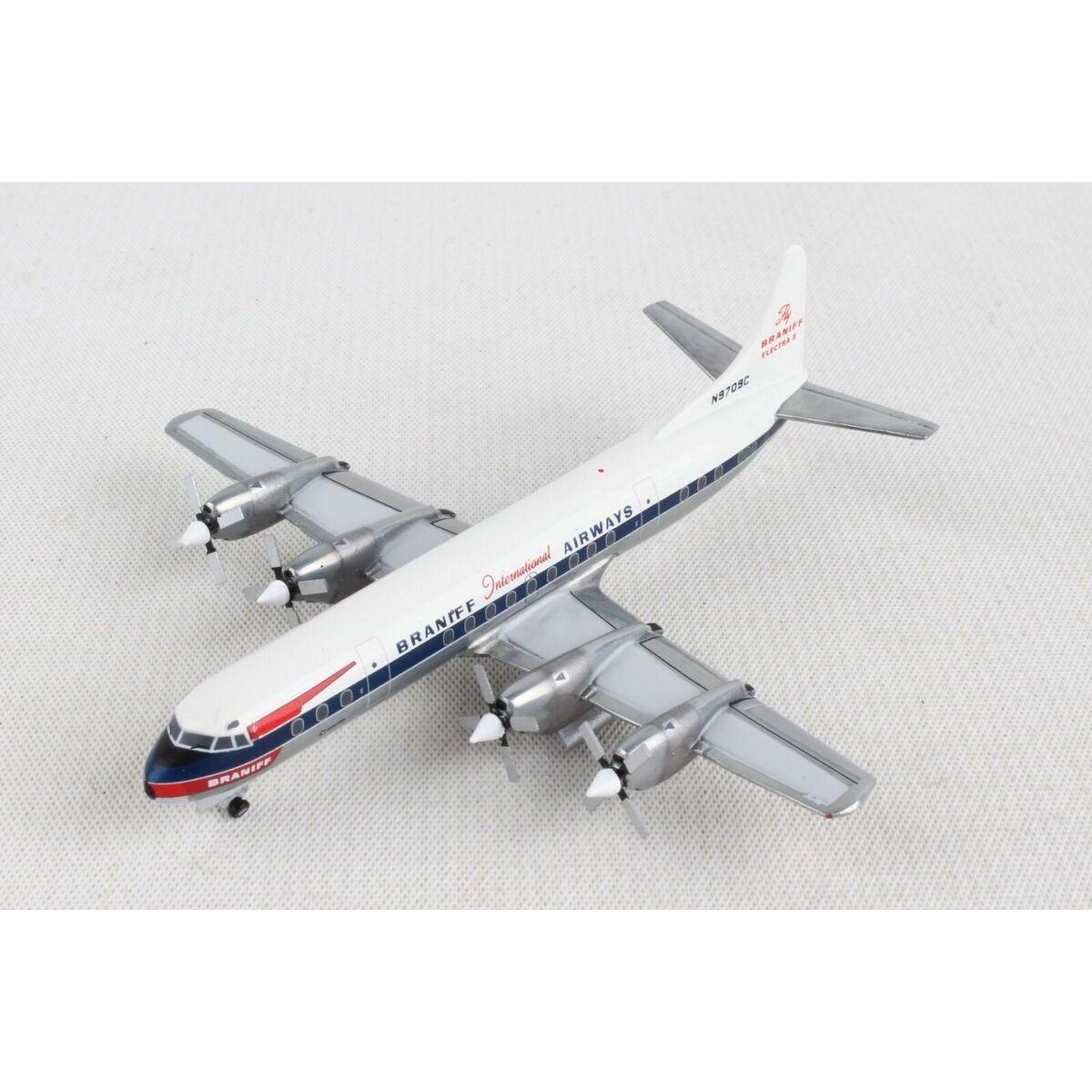 GEMINI JETS 1/400 Braniff International Airways L-188A Electra (N9709C)