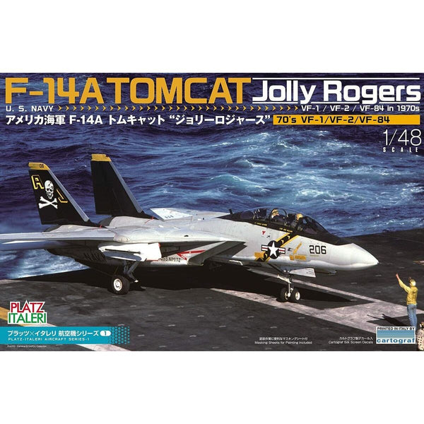 PLATZ 1/48 US Navy F-14A Tomcat VF-84 "Jolly Rogers" 1978