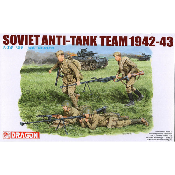 DRAGON 1/35 Soviet Anti-Tank Team 1942-43