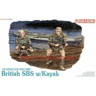 DRAGON 1/35 British SBS with Kayak