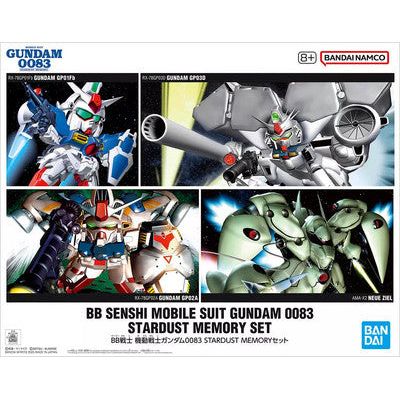 BANDAI BB SENSHI MOBILE SUIT GUNDAM 0083 STARDUST MEMORY SET