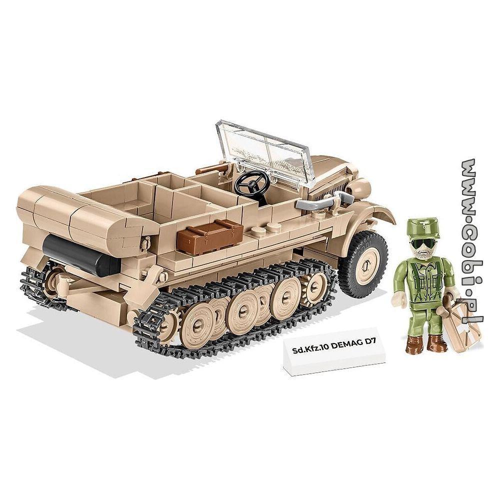 COBI World War II - Sd.Kfz.10 Demag D7 (283 Pieces)