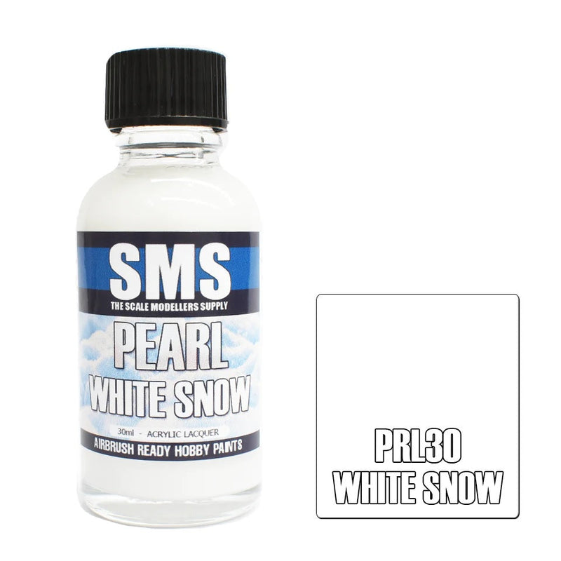 SMS Pearl Acrylic Lacquer White Snow 30ml