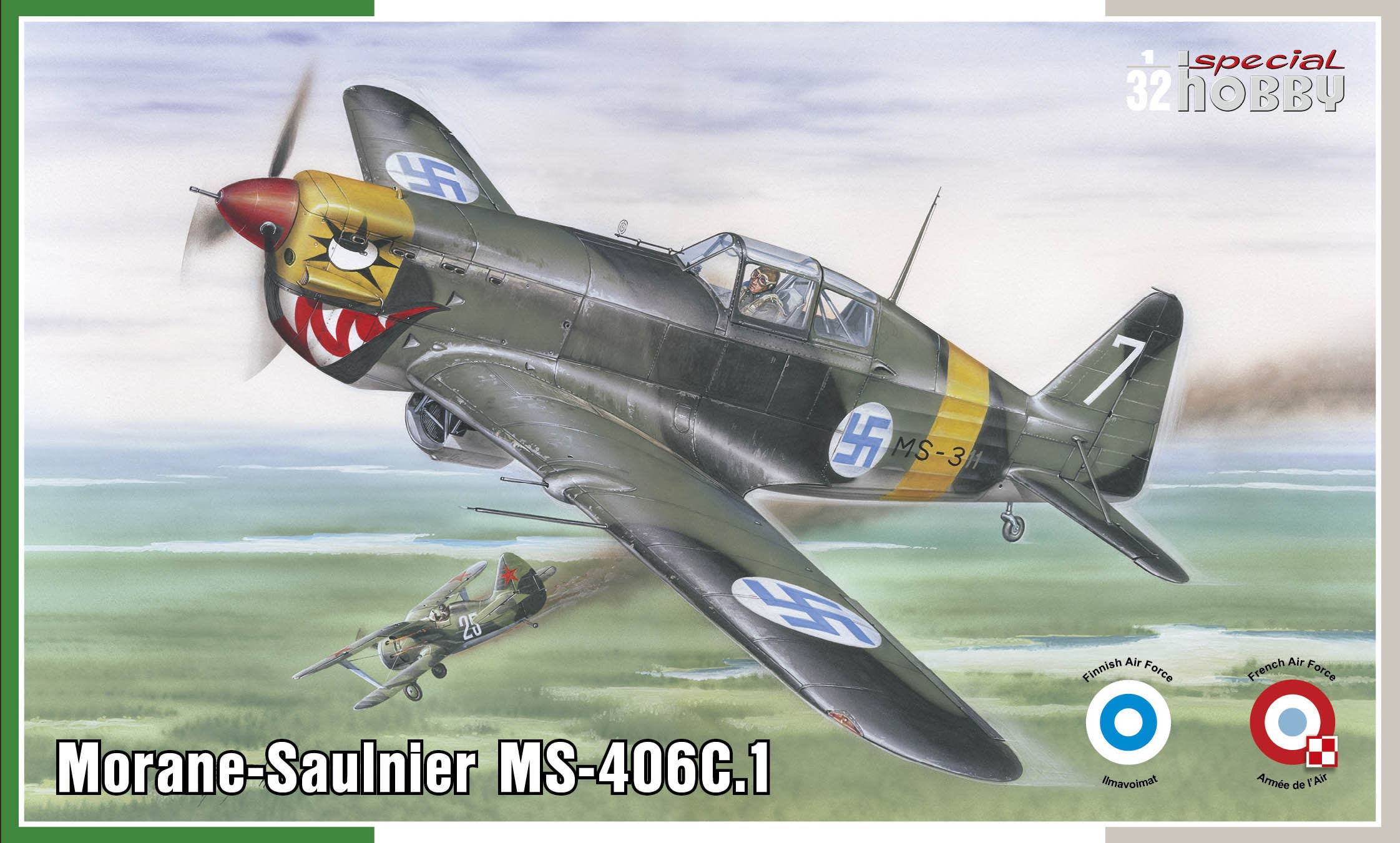 SPECIAL HOBBY 1/32 Morane-Saulnier MS-406C.1 HI-TECH Plastic Model Kit
