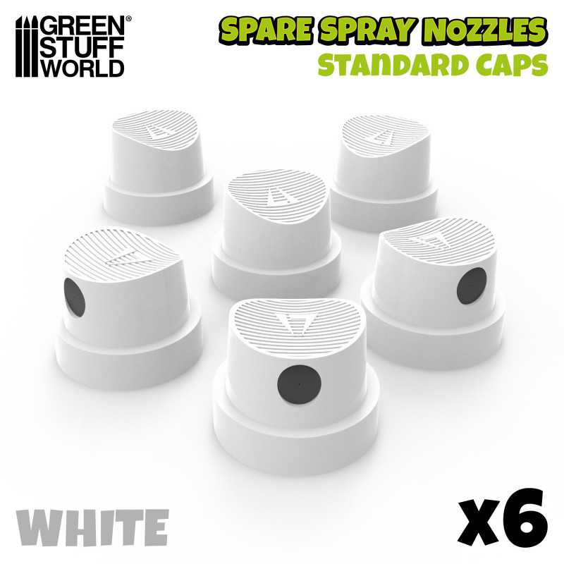 GREEN STUFF WORLD Caps spray paint - Standard White Fat Cap