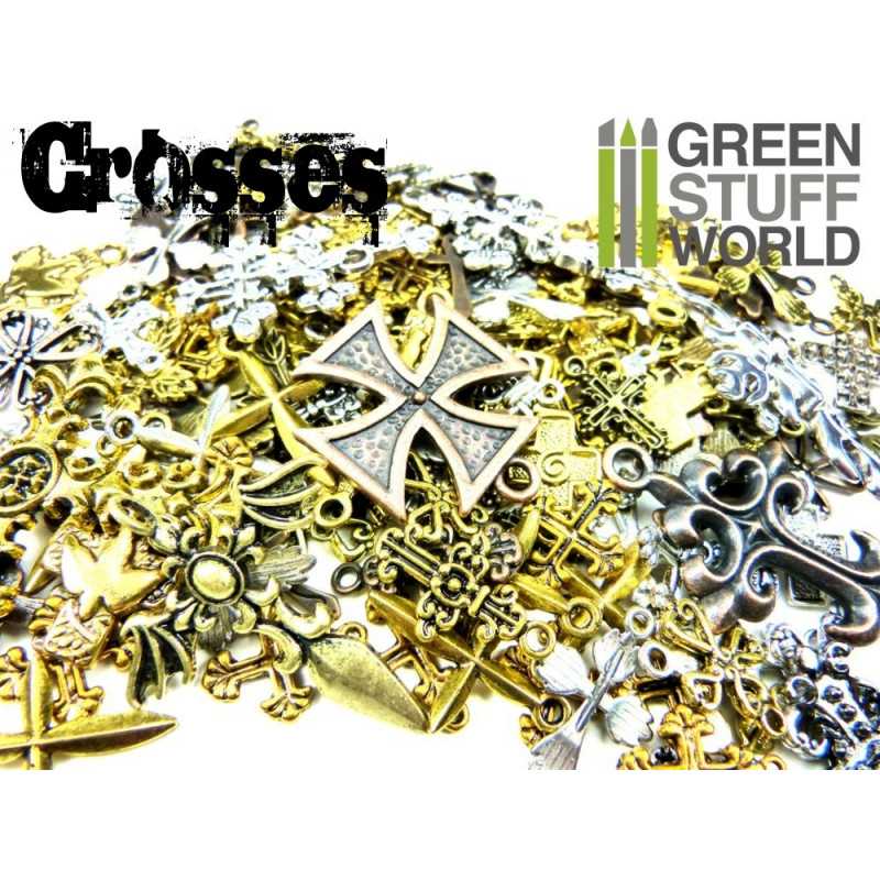 GREEN STUFF WORLD GOTHIC CROSSES Beads 85gr