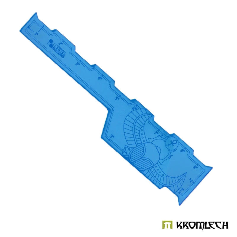 KROMLECH Stygian Battle Ruler 9 Inch - Blue