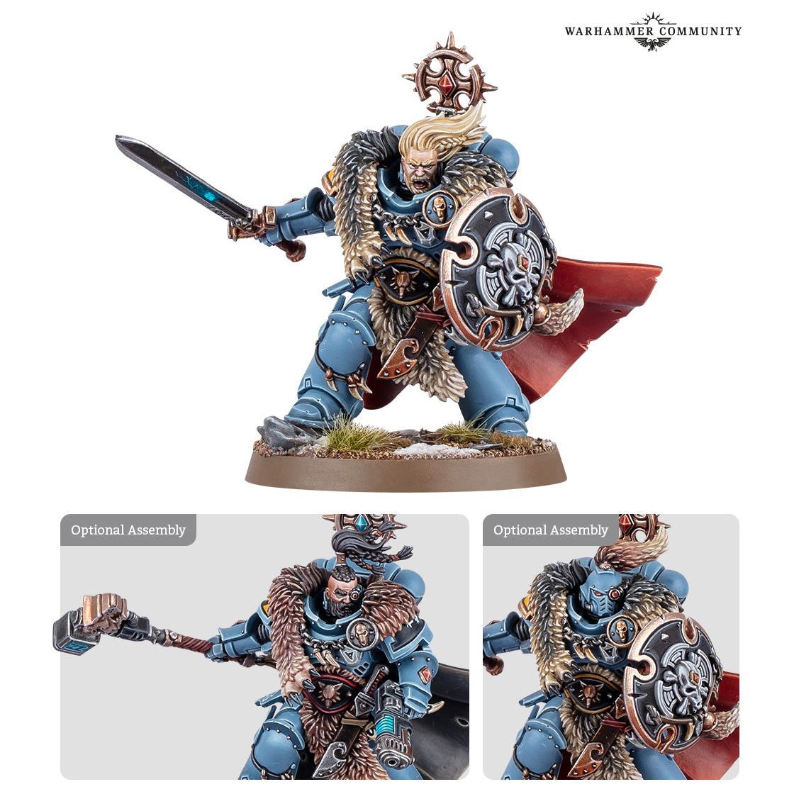 GAMES WORKSHOP Space Wolves: Wolf Guard Battle Leader